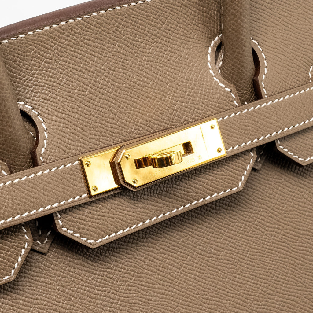 HERMES BIRKIN 30 SELLIER EPSOM ETOUPE GHW