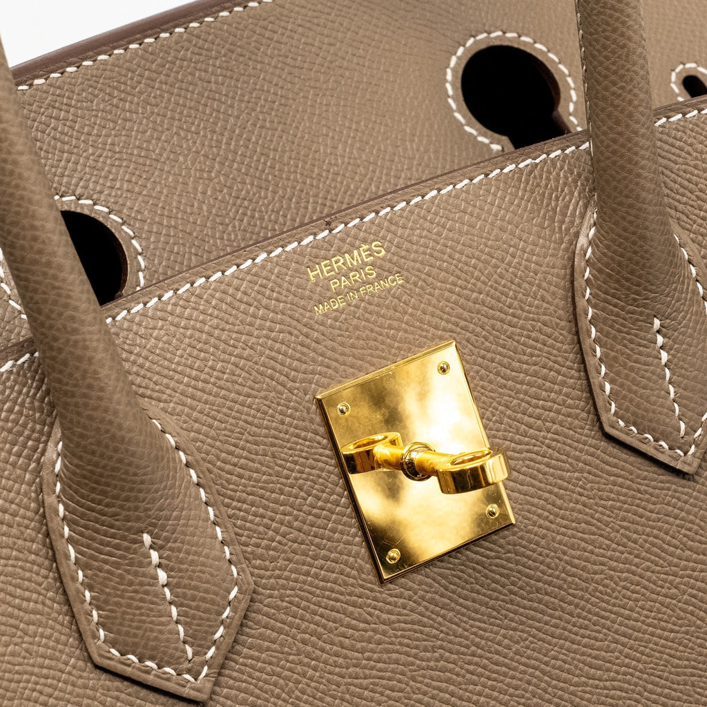 HERMES BIRKIN 30 SELLIER EPSOM ETOUPE GHW