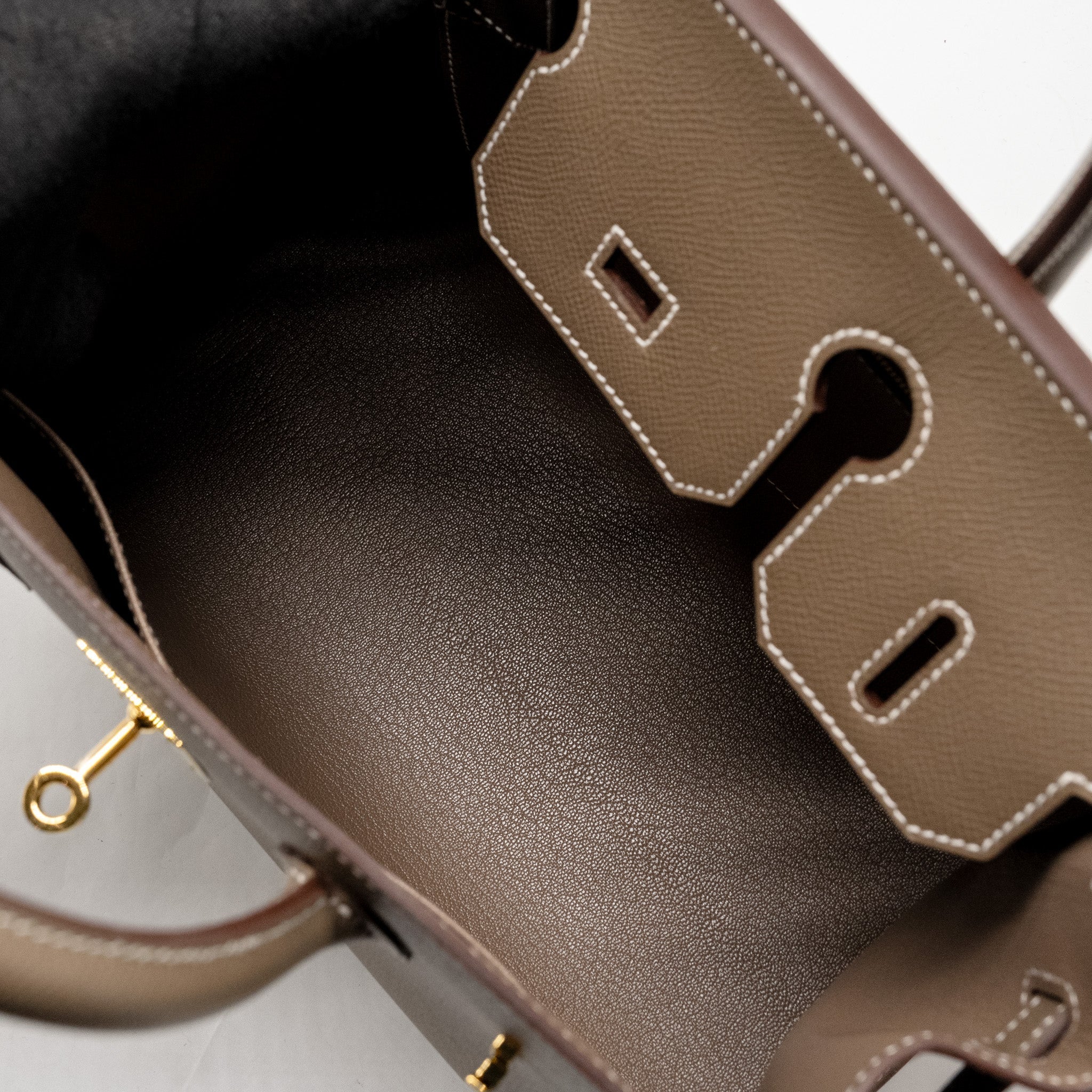 HERMES BIRKIN 30 SELLIER EPSOM ETOUPE GHW