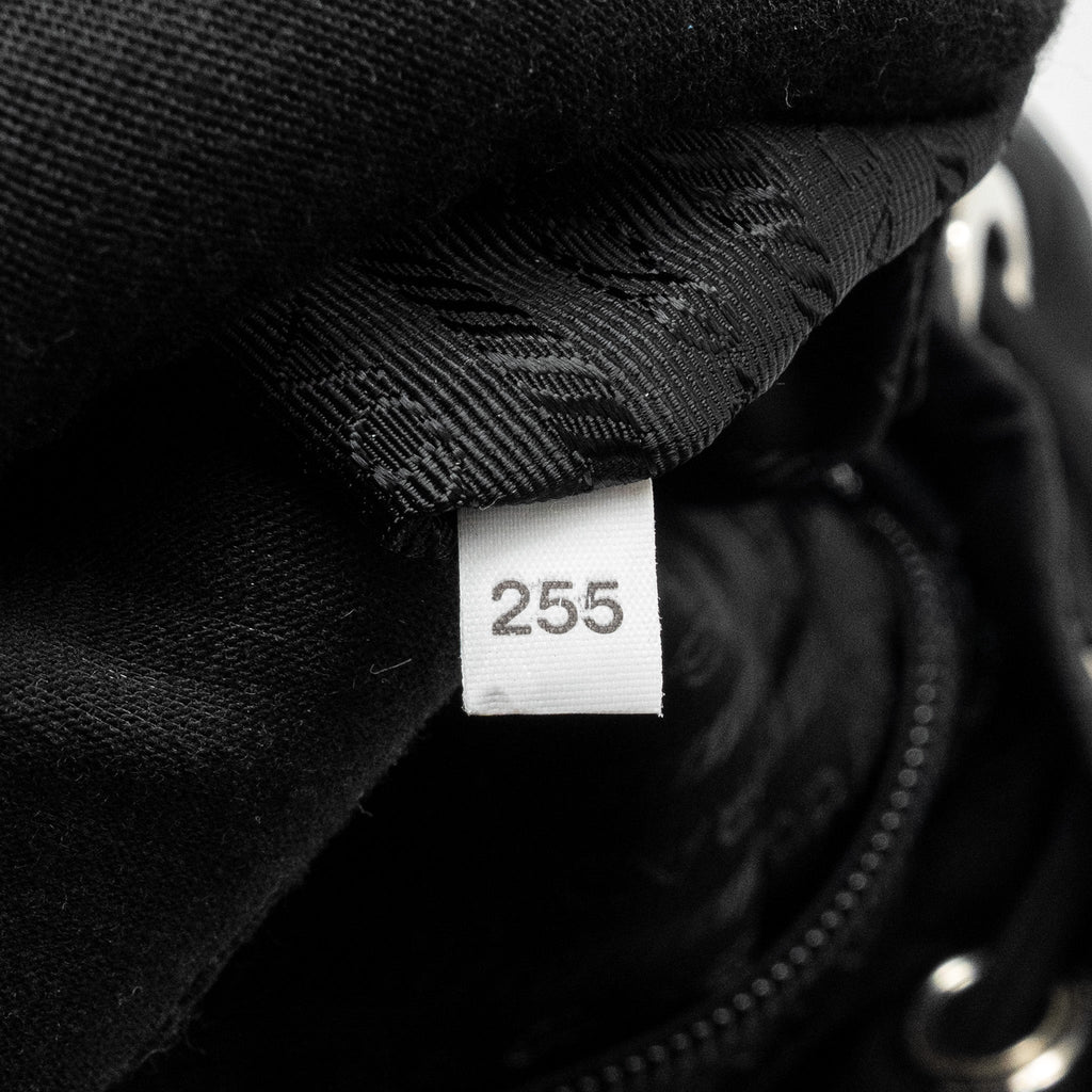 SMALL RE-NYLON BACKPACK BLACK SHW