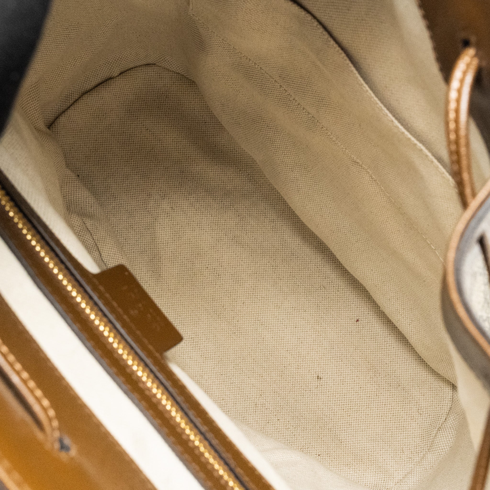 1955 HORSEBIT BACKPACK GG SUPREME CANVAS / CALFSKIN BROWN GHW