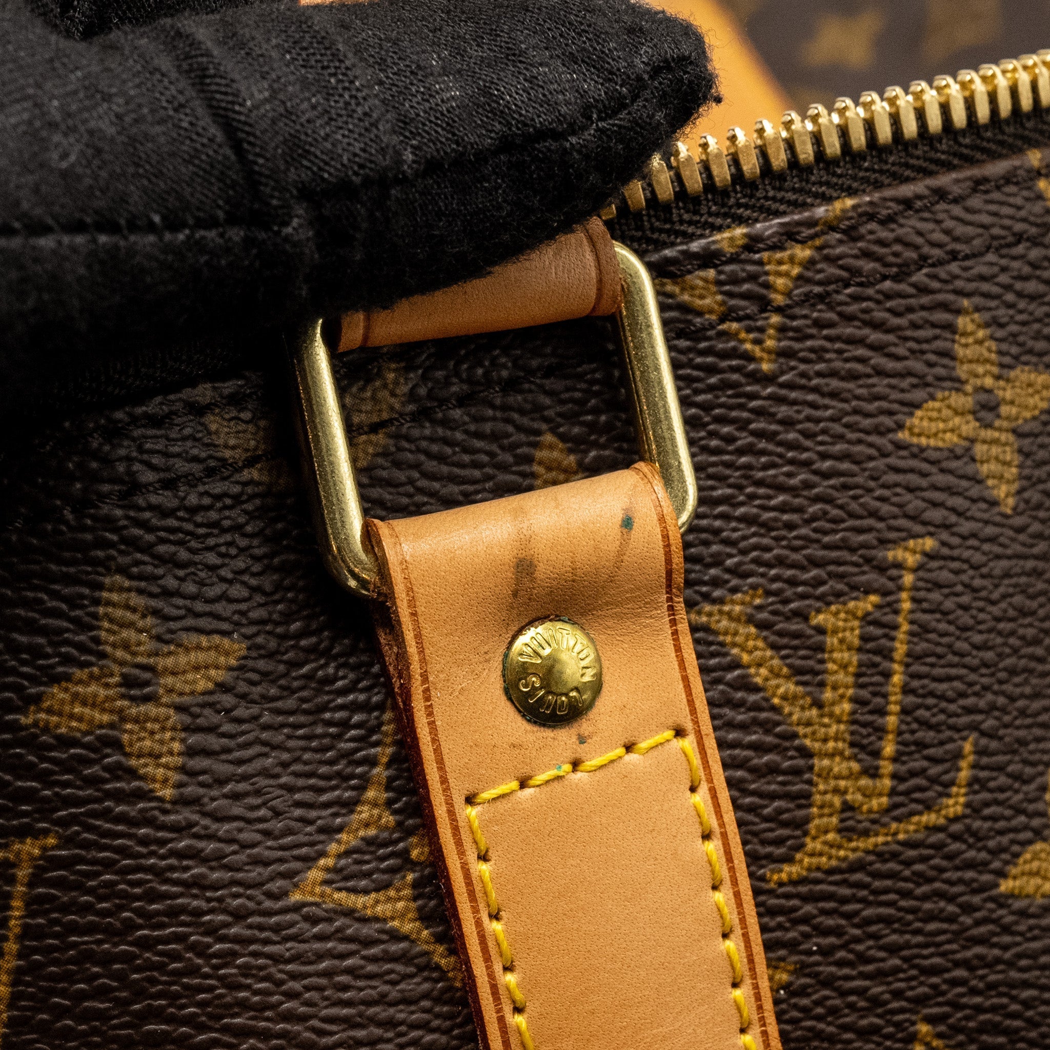 KEEPALL 50 BANDOULIRE MONOGRAM CANVAS GHW