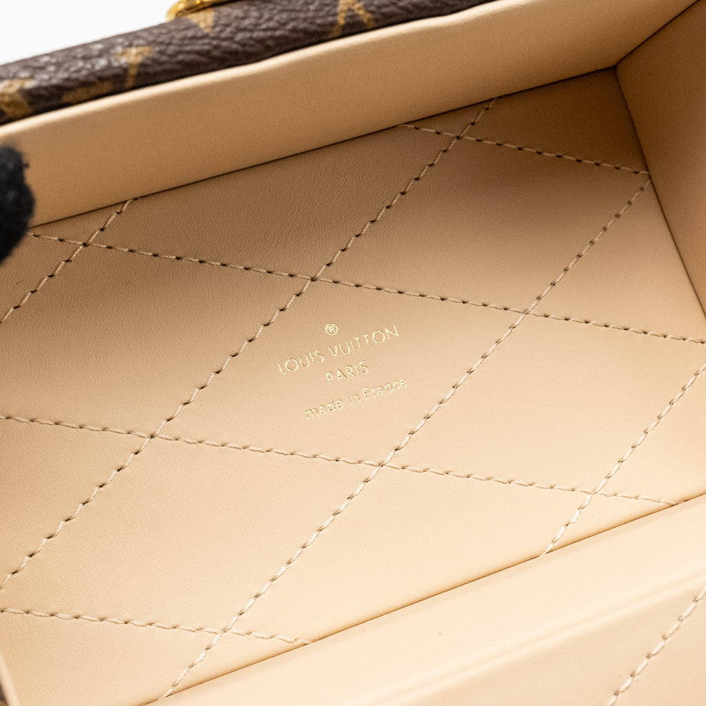 CAMERA BOX TRUNK MONOGRAM CANVAS/LEATHER GHW