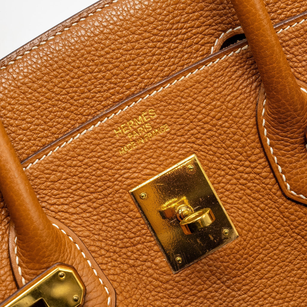 HERMES BIRKIN 35 TOGO GOLD GHW