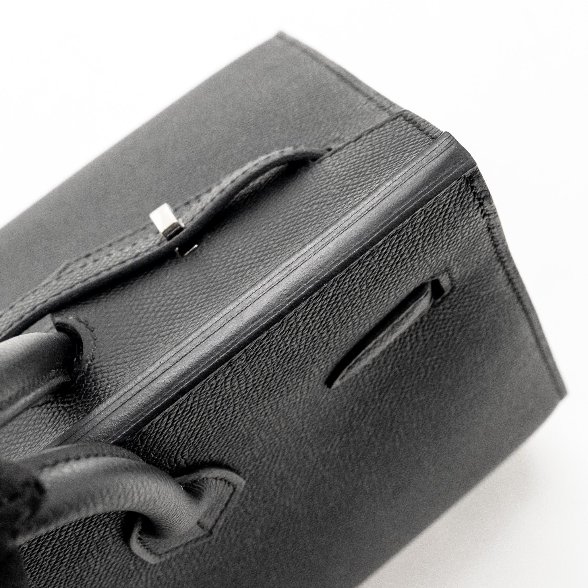 HERMES BIRKIN 25 EPSOM BLACK SHW