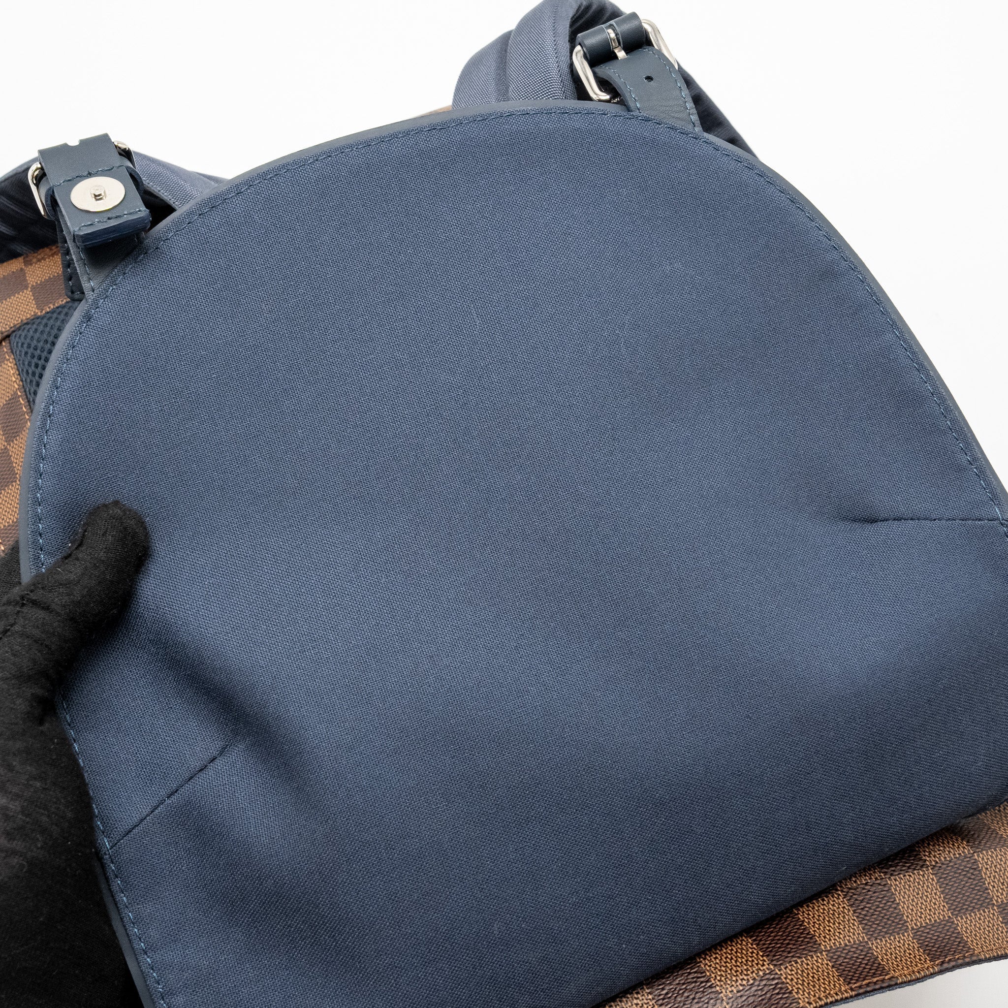 RUNNER BACKPACK DAMIER EBENE CANVAS/LEATHER SHW