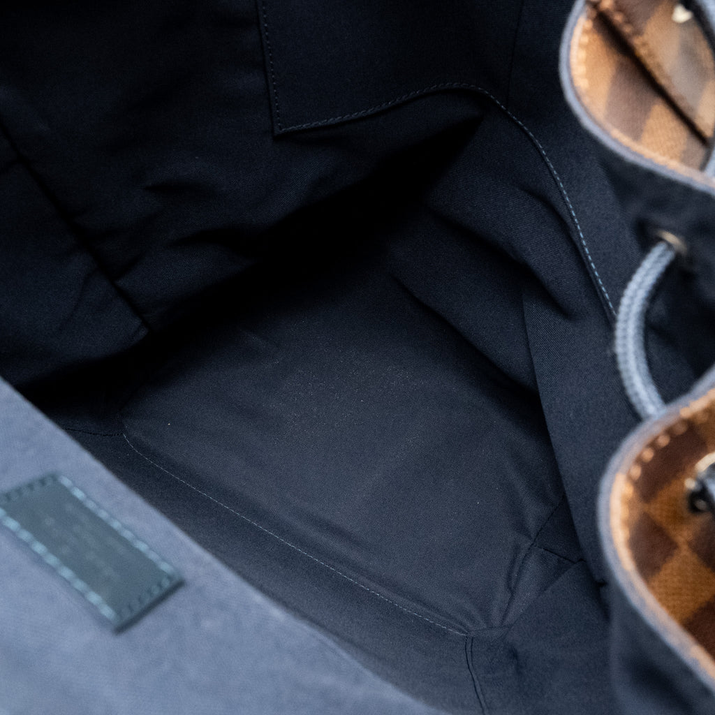 RUNNER BACKPACK DAMIER EBENE CANVAS/LEATHER SHW