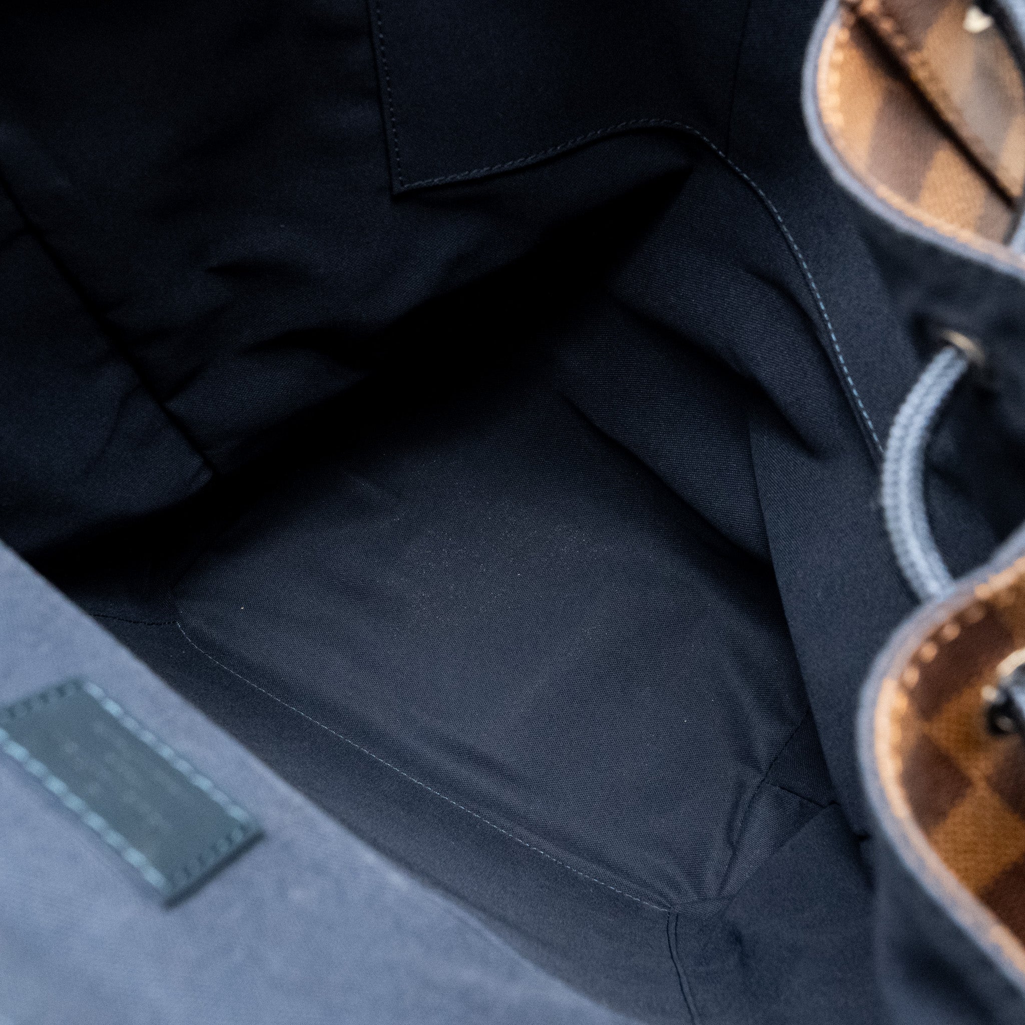 RUNNER BACKPACK DAMIER EBENE CANVAS/LEATHER SHW