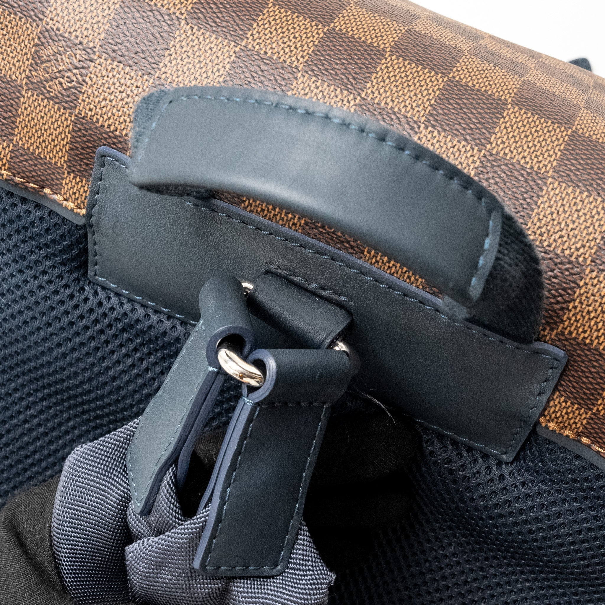 RUNNER BACKPACK DAMIER EBENE CANVAS/LEATHER SHW