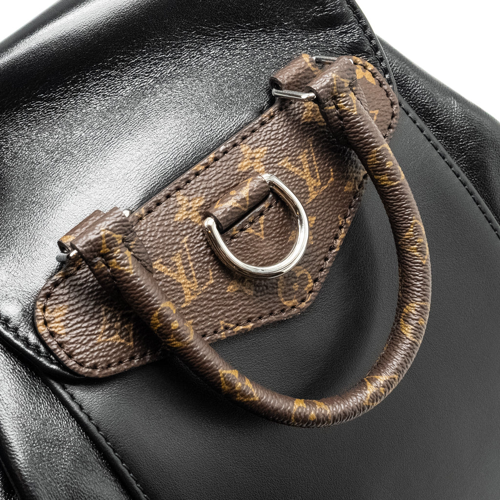 MONTSOURIS BACKPACK PM LAMBSKIN BLACK SHW