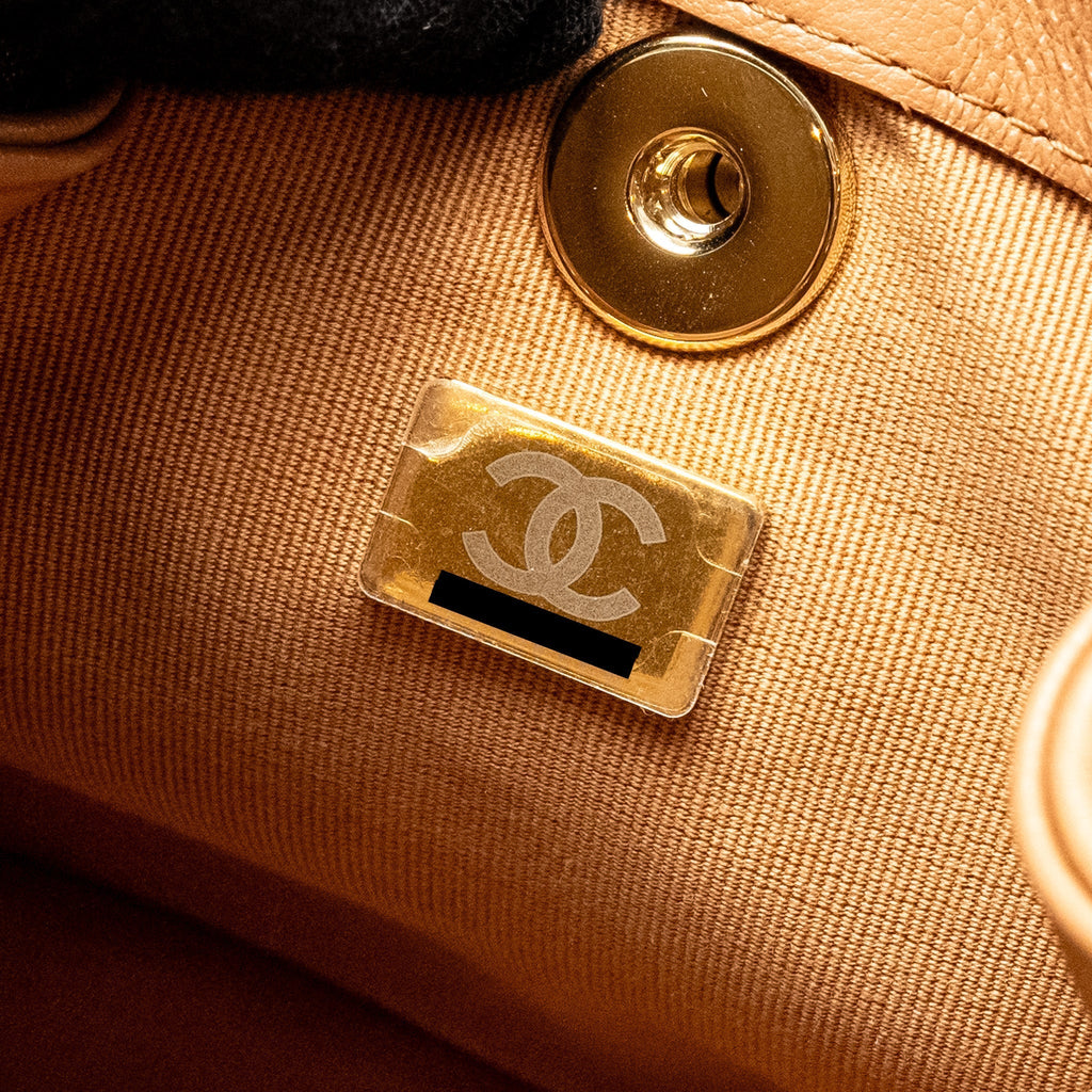 24P MINI DUMA BACKPACK CALFSKIN CARAMEL LGHW (MICROCHIP)