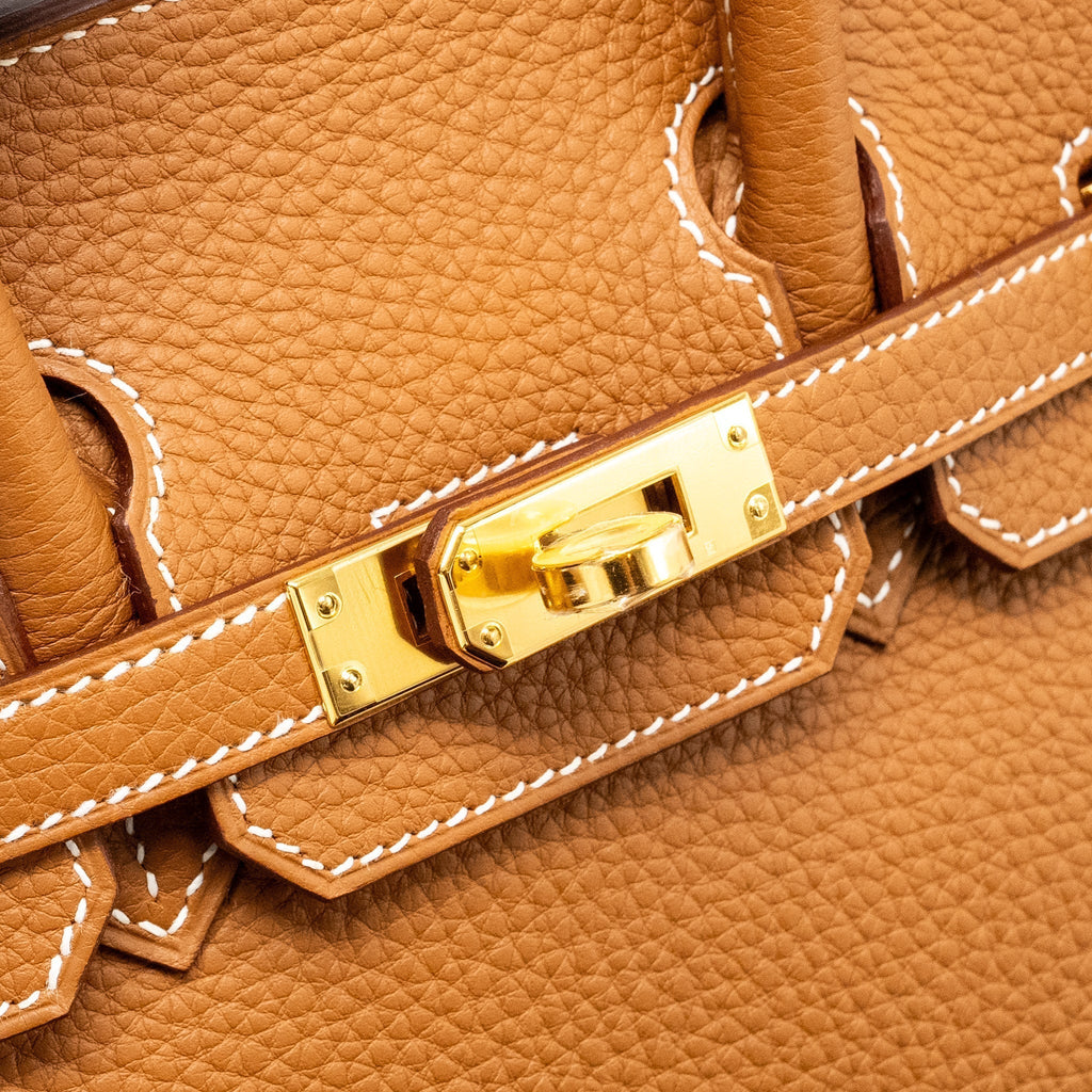 HERMES BIRKIN 25 TOGO GOLD GHW