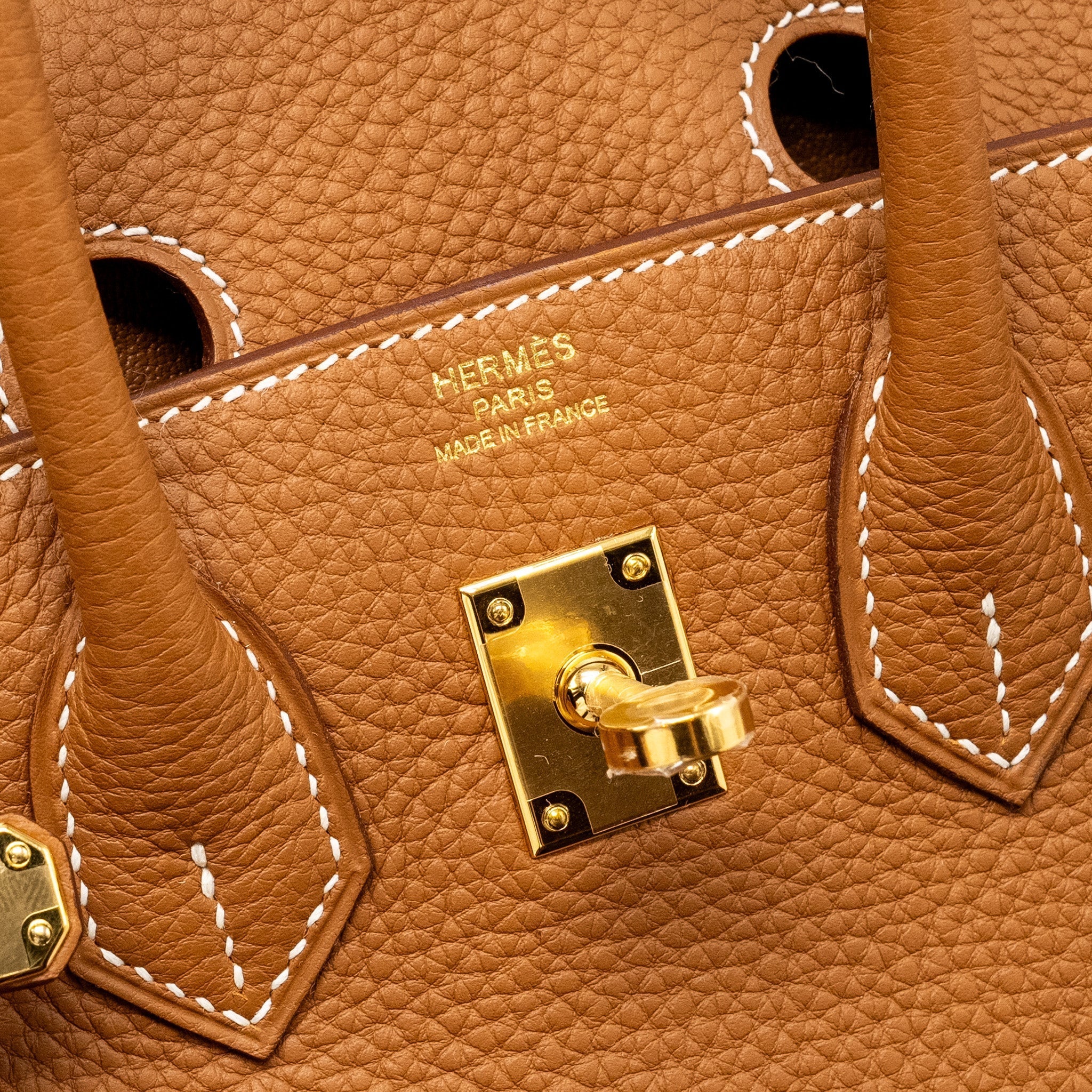 HERMES BIRKIN 25 TOGO GOLD GHW
