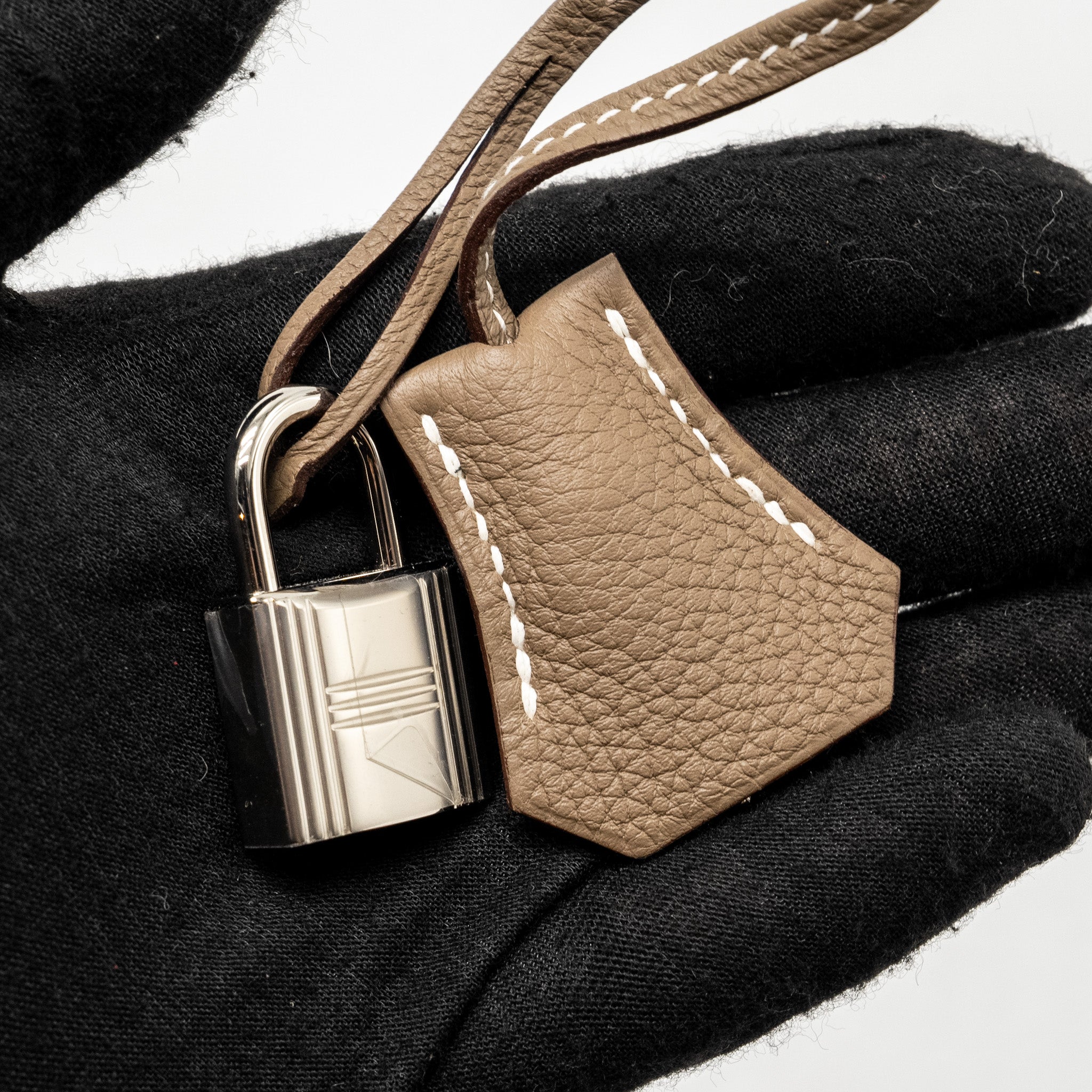 HERMES BIRKIN 25 TOGO ETOUPE SHW