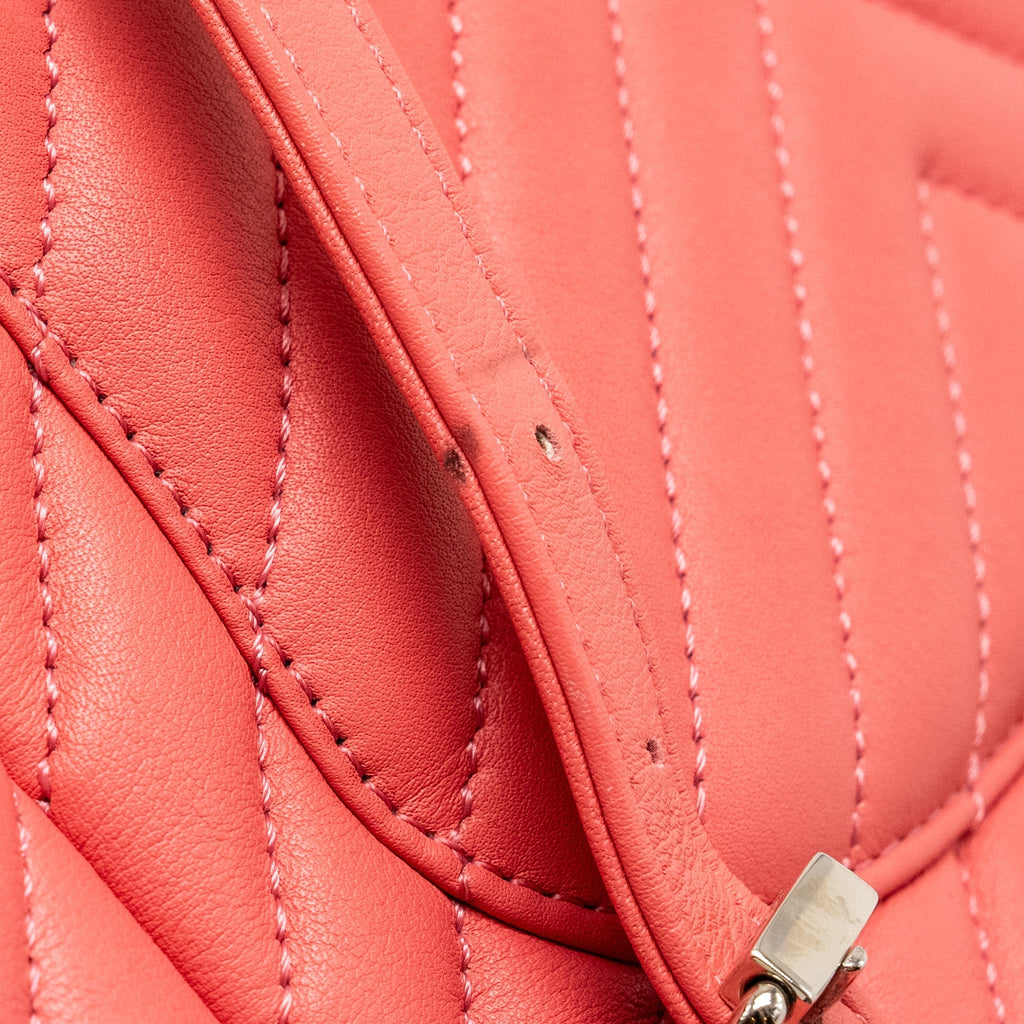 SMALL URBAN SPIRIT BACKPACK CHEVRON CALFSKIN PINK SHW