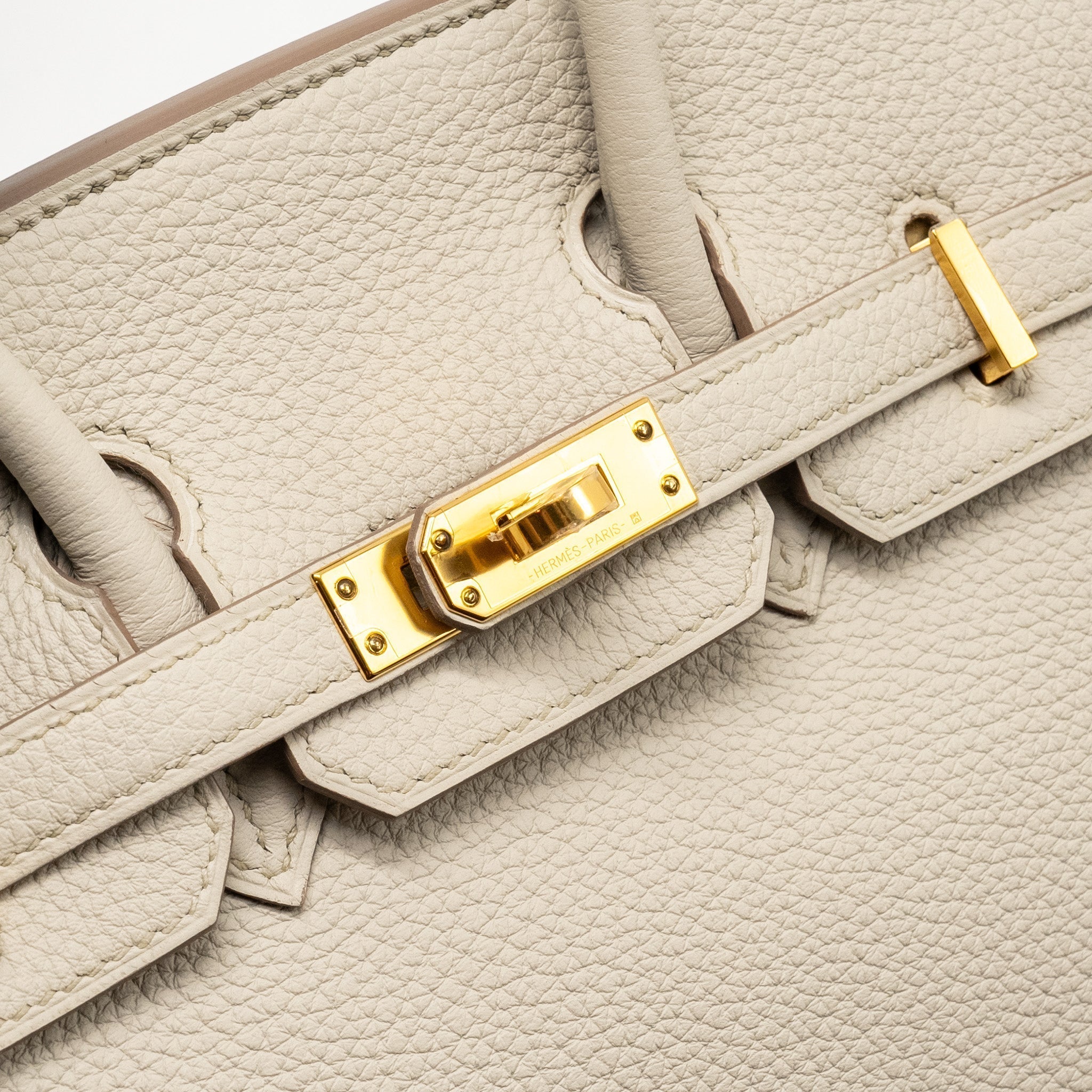 HERMES BIRKIN 25 TOGO BETON GHW