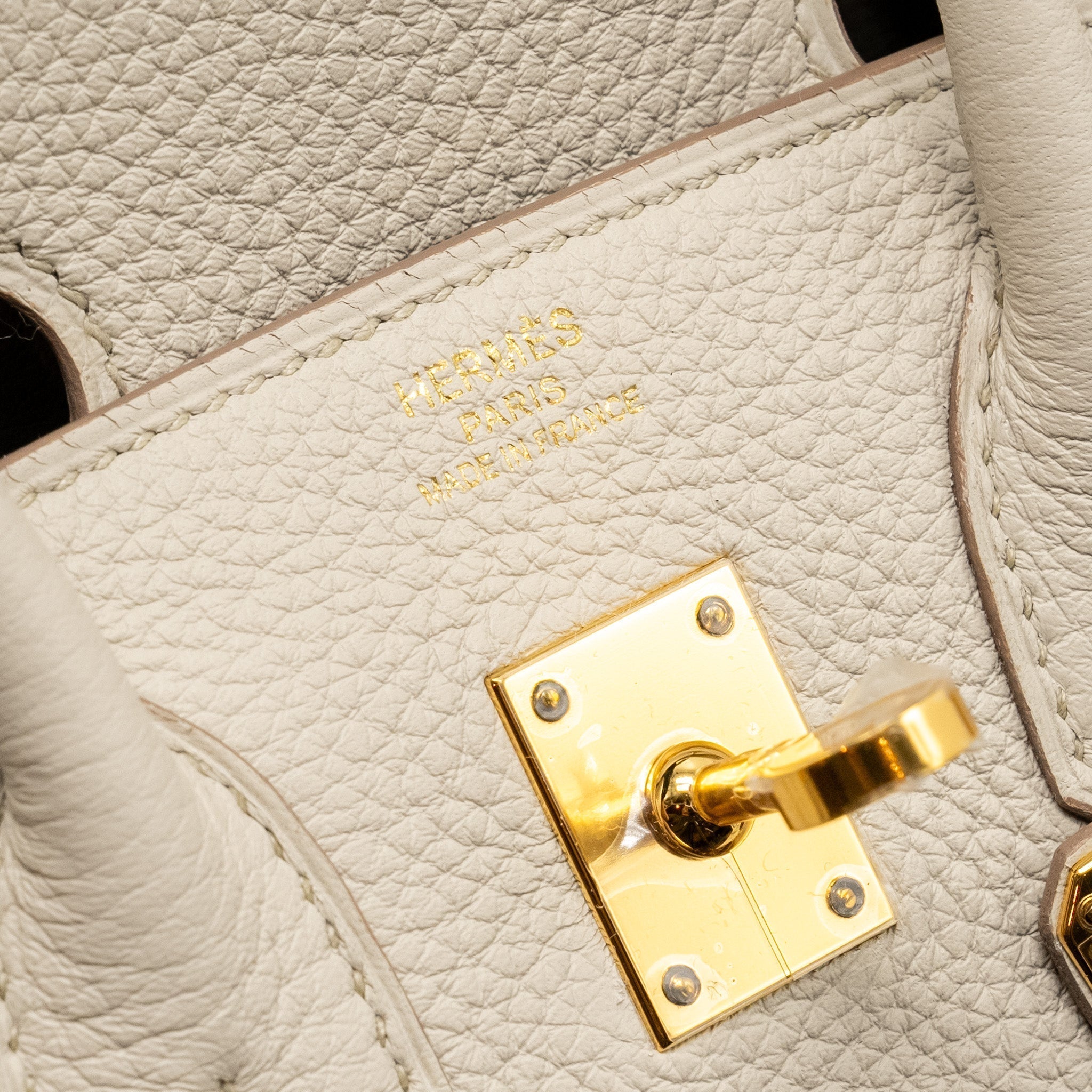 HERMES BIRKIN 25 TOGO BETON GHW
