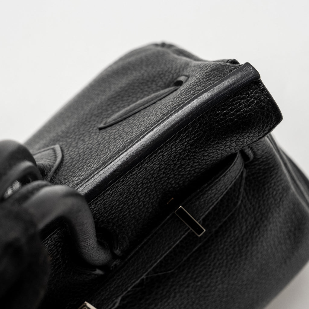 HERMES BIRKIN 30 CLEMENCE BLACK SHW