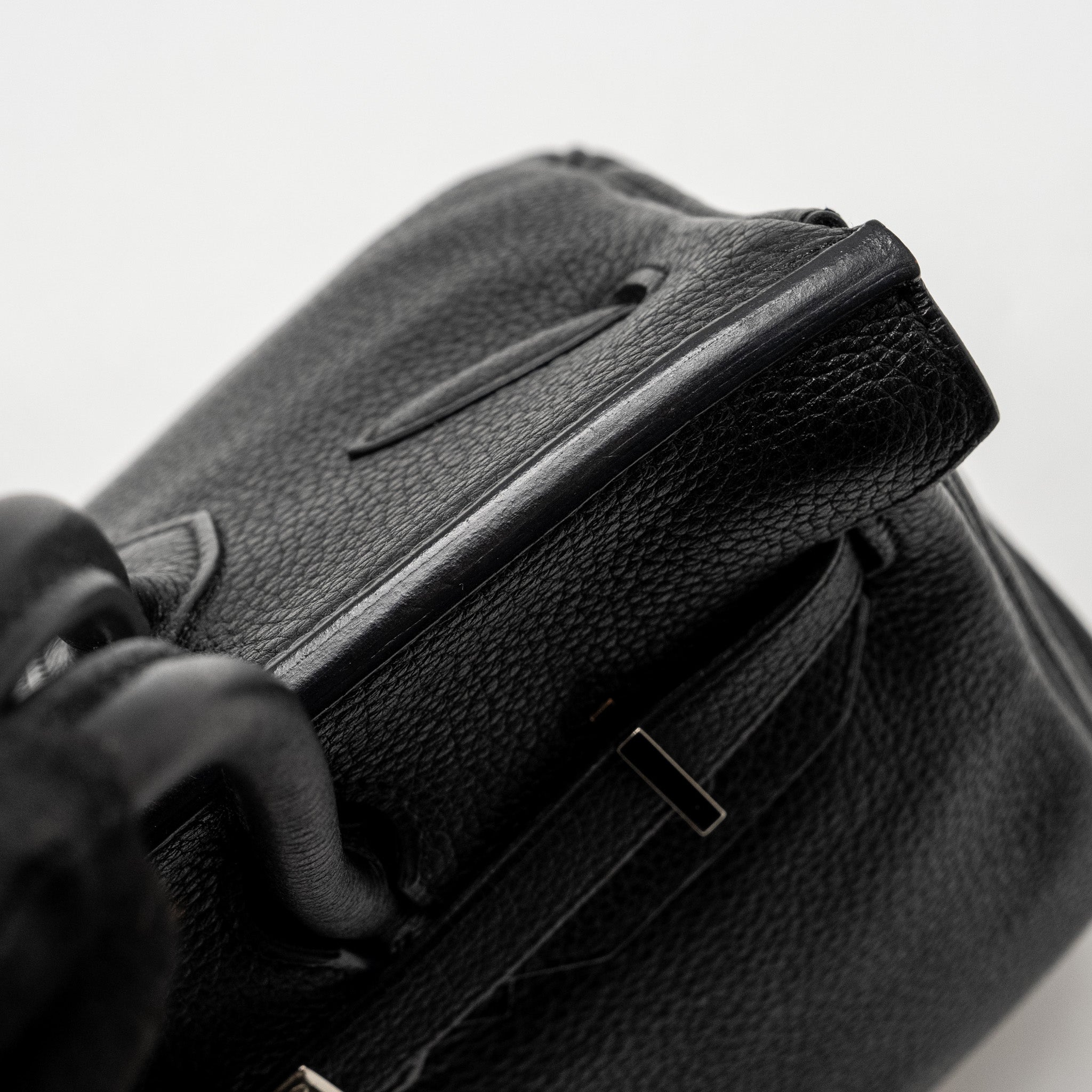 HERMES BIRKIN 30 CLEMENCE BLACK SHW