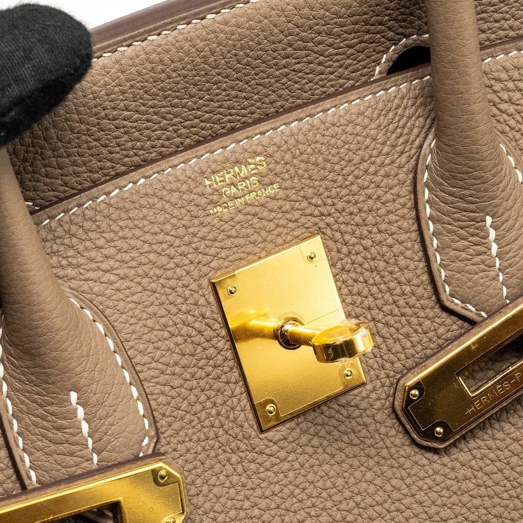 HERMES BIRKIN 30 TOGO ETOUPE GHW