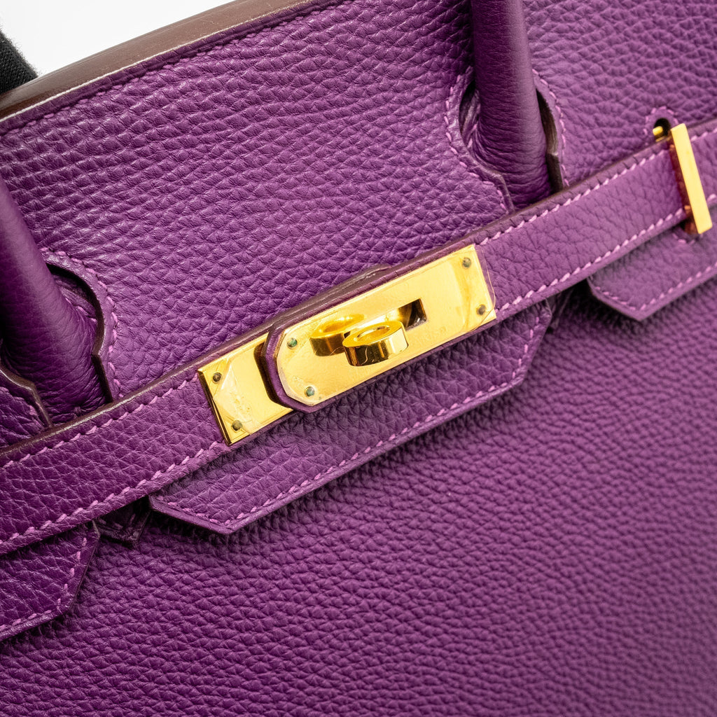 HERMES BIRKIN 30 TOGO P9 ANEMONE GHW
