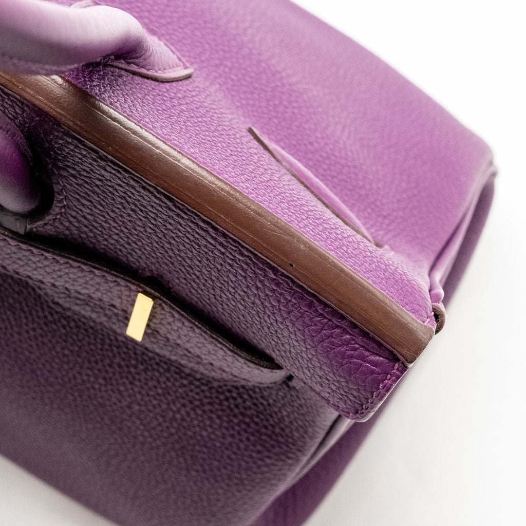 HERMES BIRKIN 30 TOGO P9 ANEMONE GHW