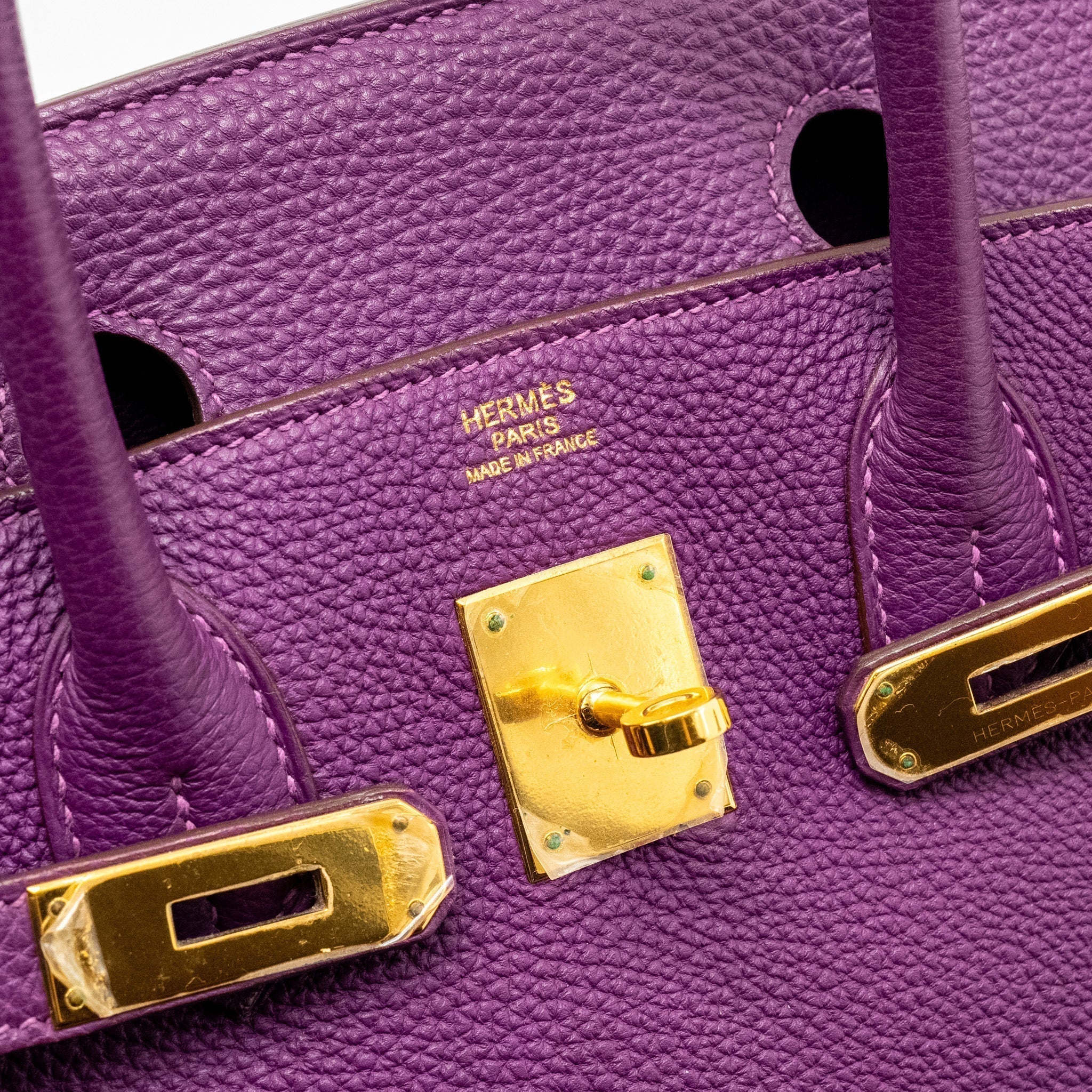 HERMES BIRKIN 30 TOGO P9 ANEMONE GHW