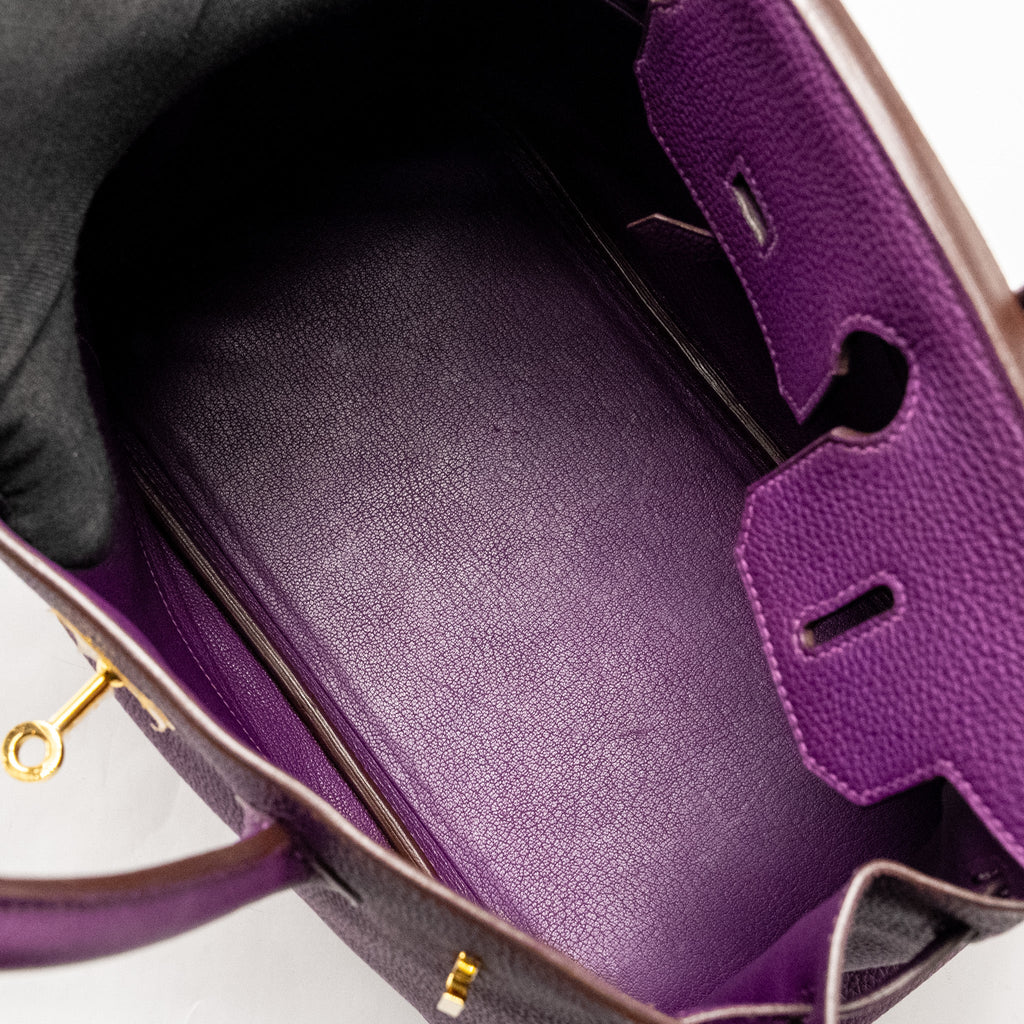 HERMES BIRKIN 30 TOGO P9 ANEMONE GHW