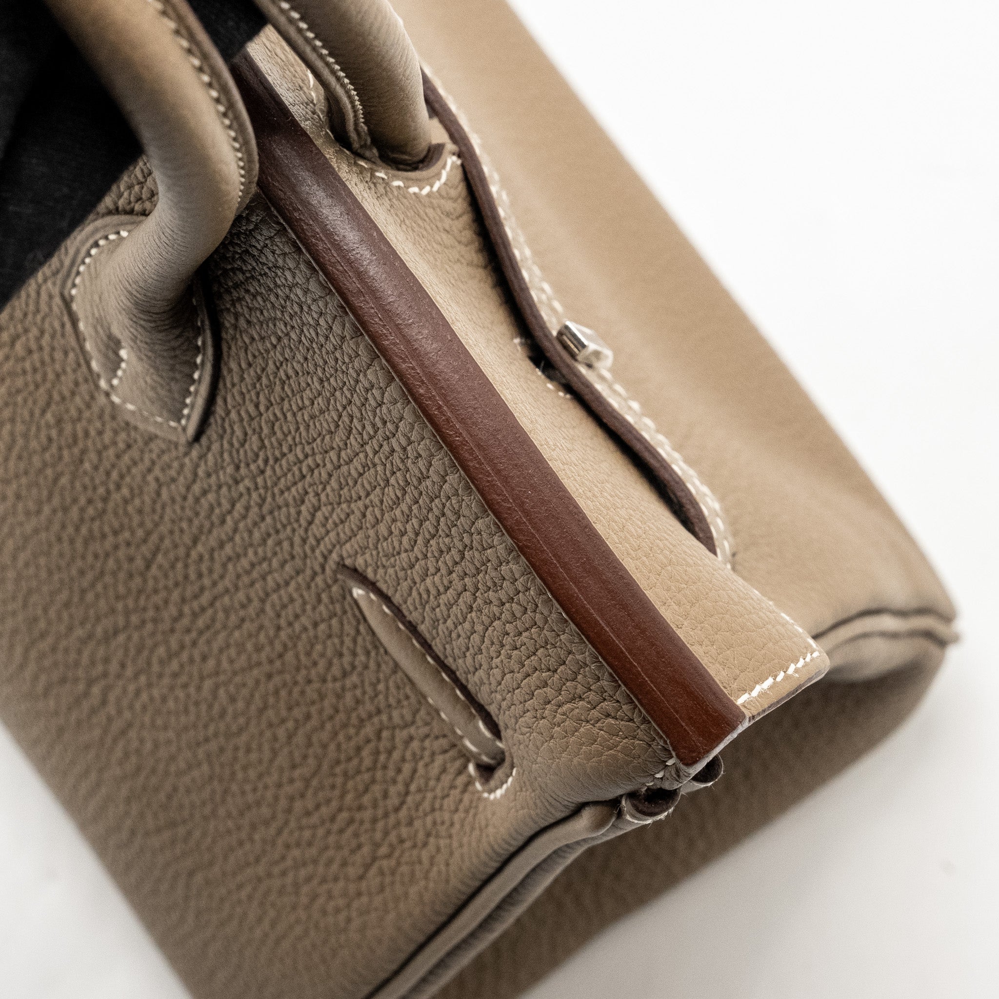 HERMES BIRKIN 25 TOGO ETOUPE SHW
