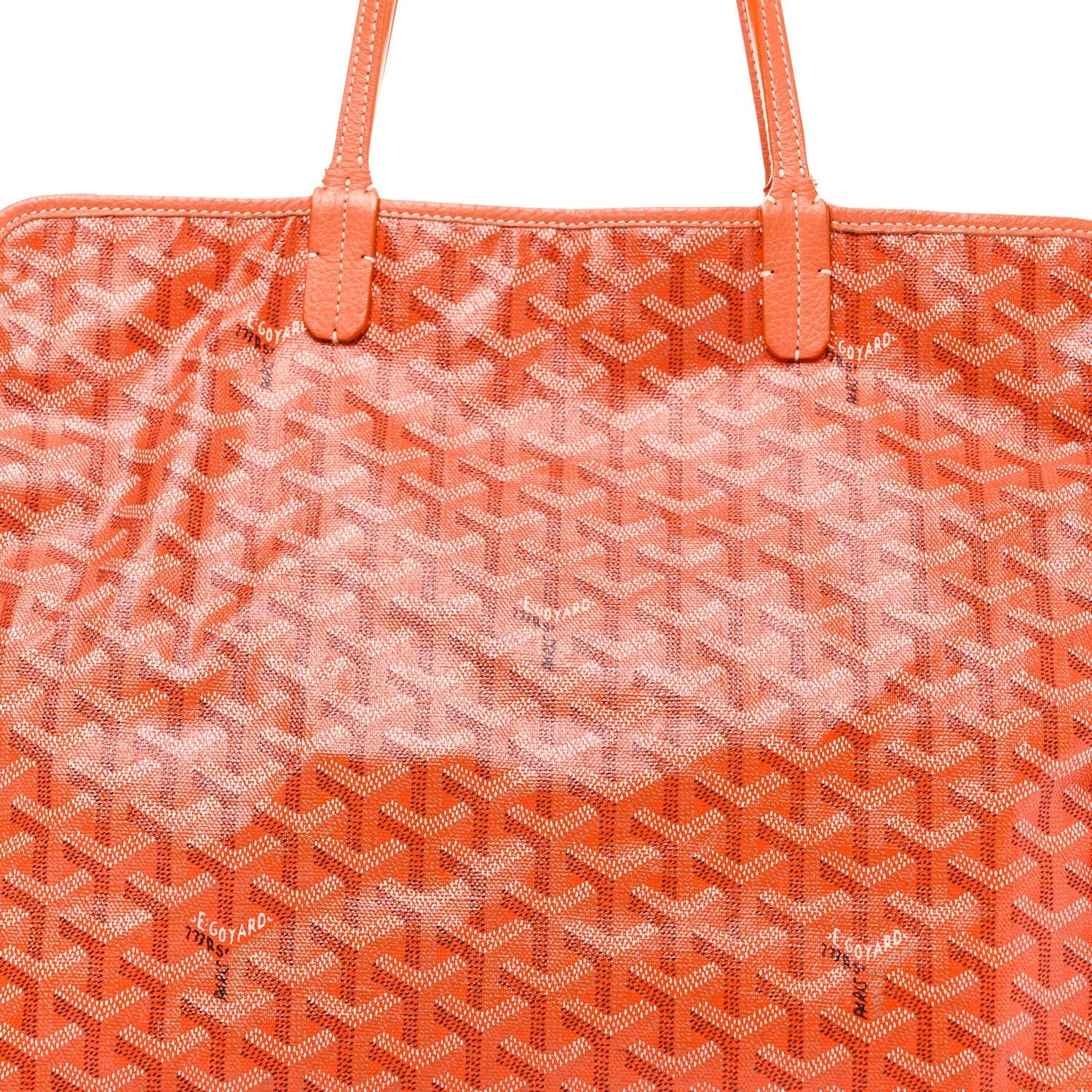 GOYARDINE SAC HARDY PET CARRIER PM ORANGE