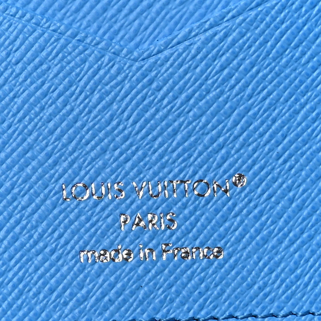 MONOGRAM SPORTS PASSPORT COVER POOL BLUE