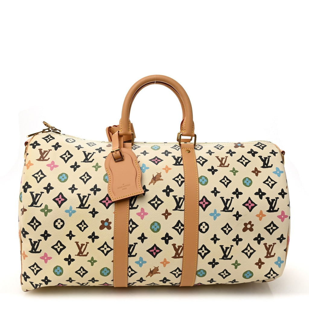 MONOGRAM CRAGGY KEEPALL BANDOULIERE 45 VANILLA
