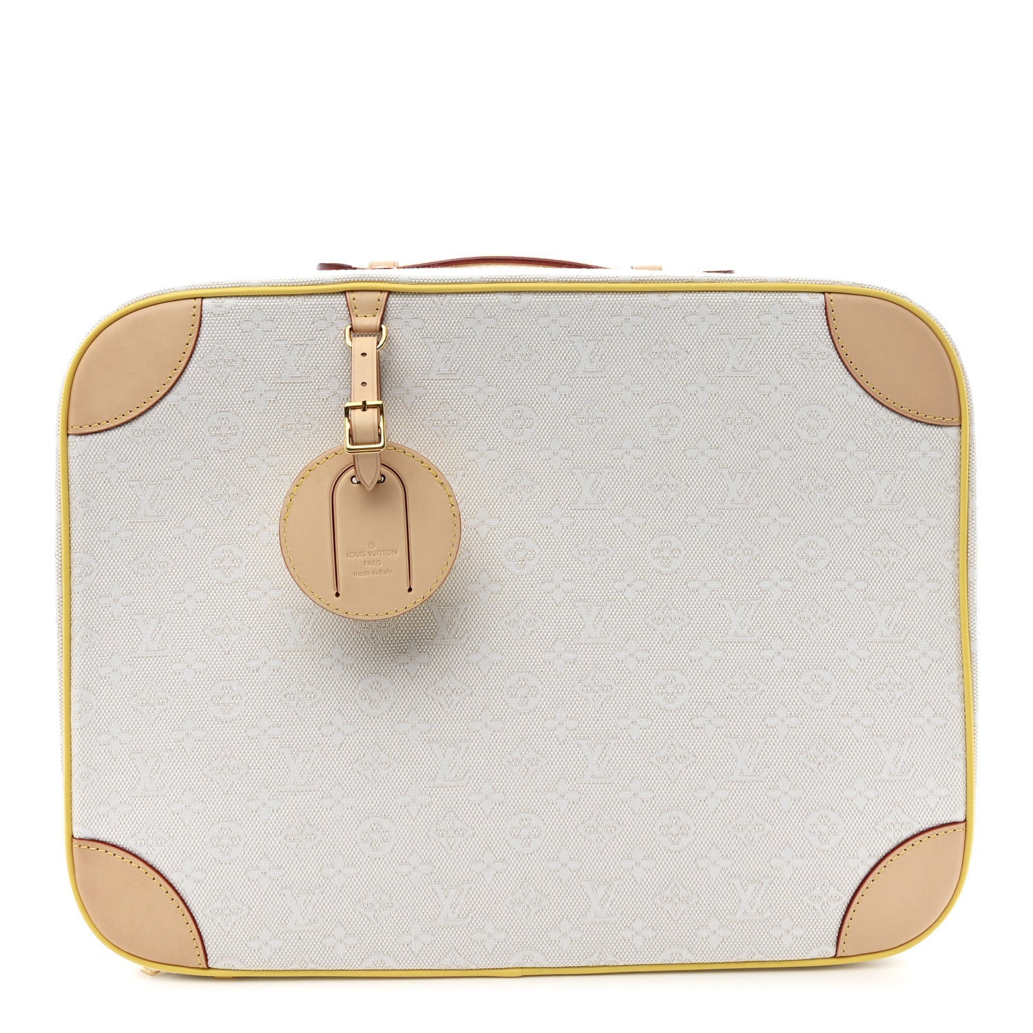 MONOGRAM JACQUARD BABY SUITCASE BEIGE