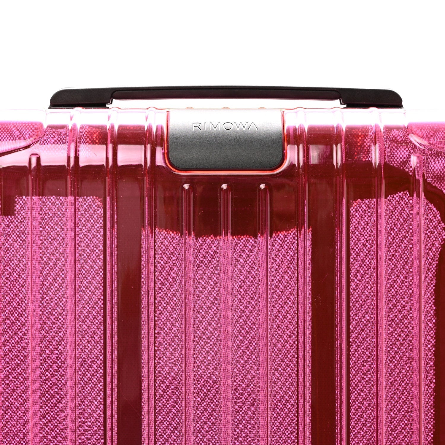 TRANSPARENT POLYCARBONATE ESSENTIAL CABIN NEON PINK