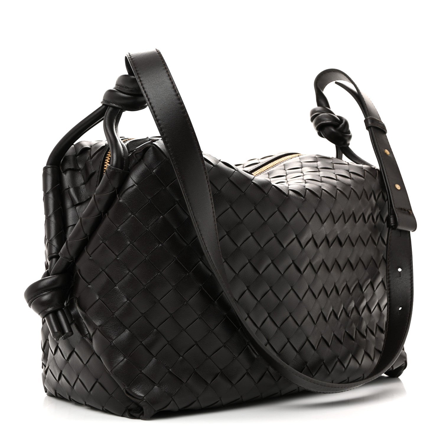 NAPPA INTRECCIATO MEDIUM LOOP WEEKENDER BAG FONDANT
