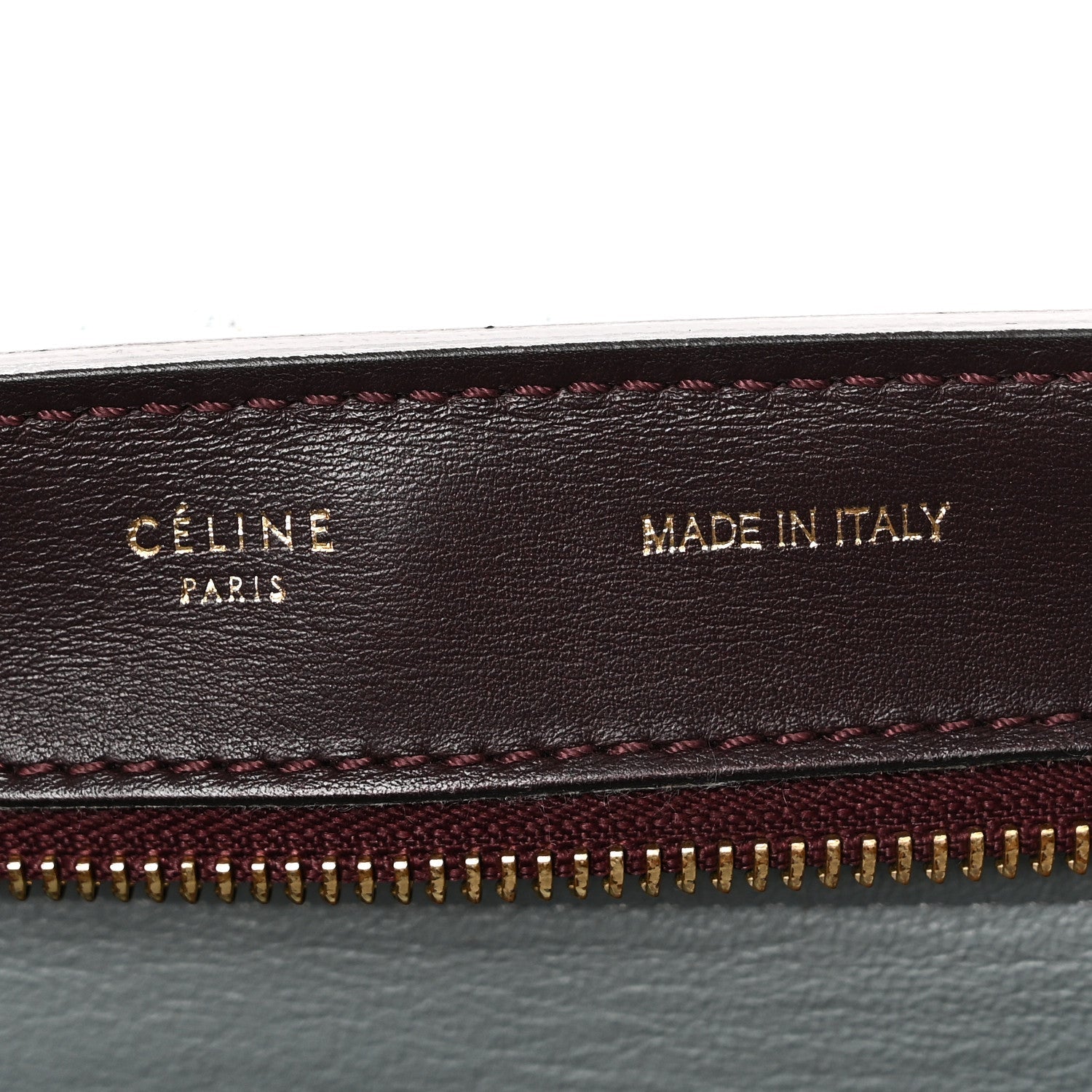 CALFSKIN AND SUEDE SMALL TRI-COLOR TRAPEZE DARK GREY