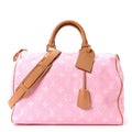 CALFSKIN MONOGRAM SPEEDY P9 BANDOULIERE 40 CANDY