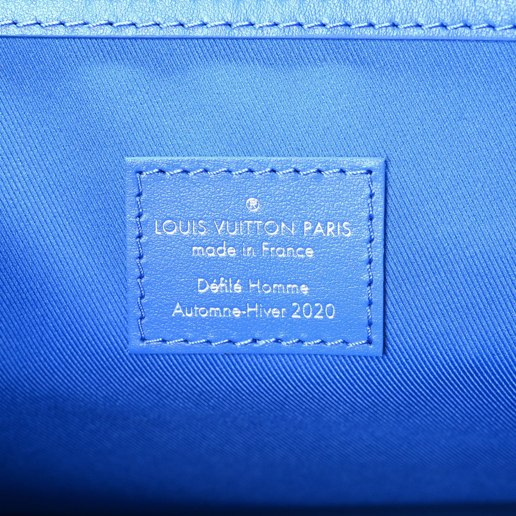 MONOGRAM CLOUDS KEEPALL BANDOULIERE 50 BLUE