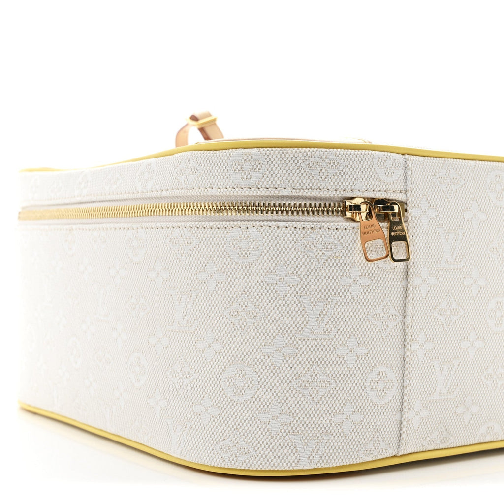 MONOGRAM JACQUARD BABY SUITCASE BEIGE