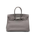 HERMES BIRKIN 35 TOGO 8F GRIS ETAIN SHW