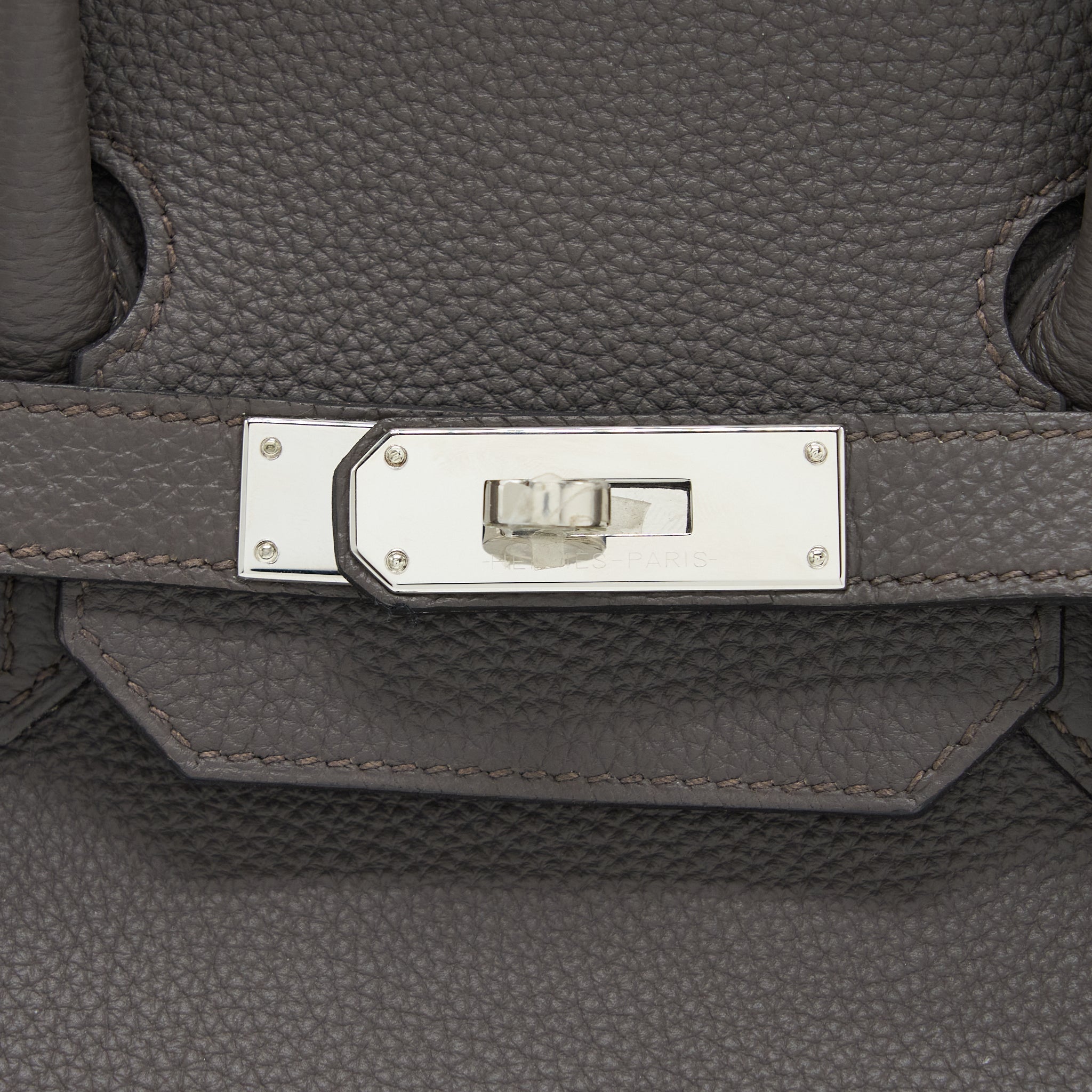 HERMES BIRKIN 35 TOGO 8F GRIS ETAIN SHW