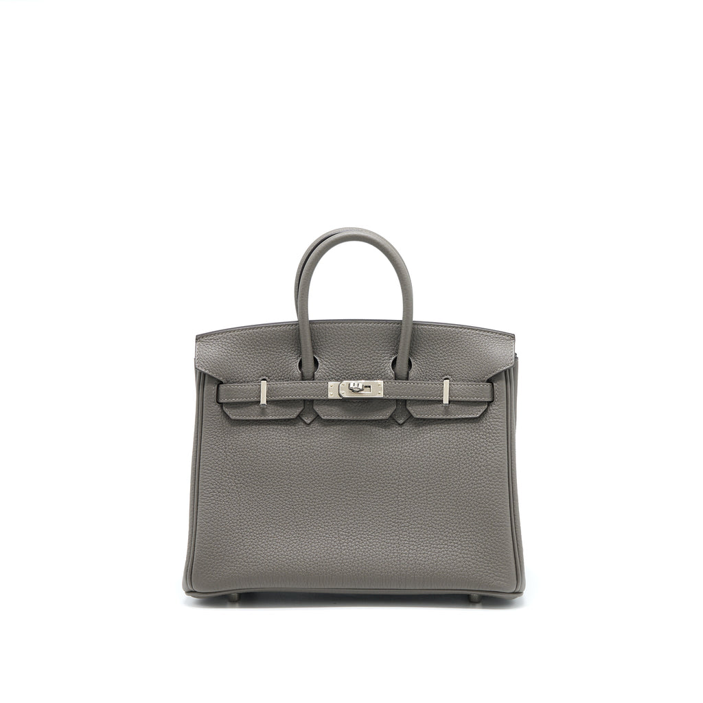 HERMES BIRKIN 25 TOGO GRIS MEYER SHW